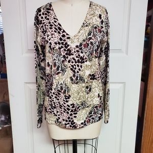 VIP sweater vneck multi color
